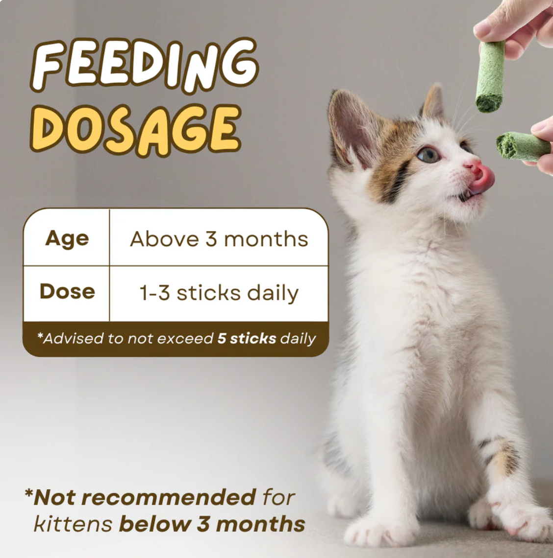 PurrSprout™ Natural Cat Grass Chew Sticks